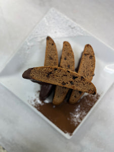 Triple Chocolate Chip Biscotti - 1 pound