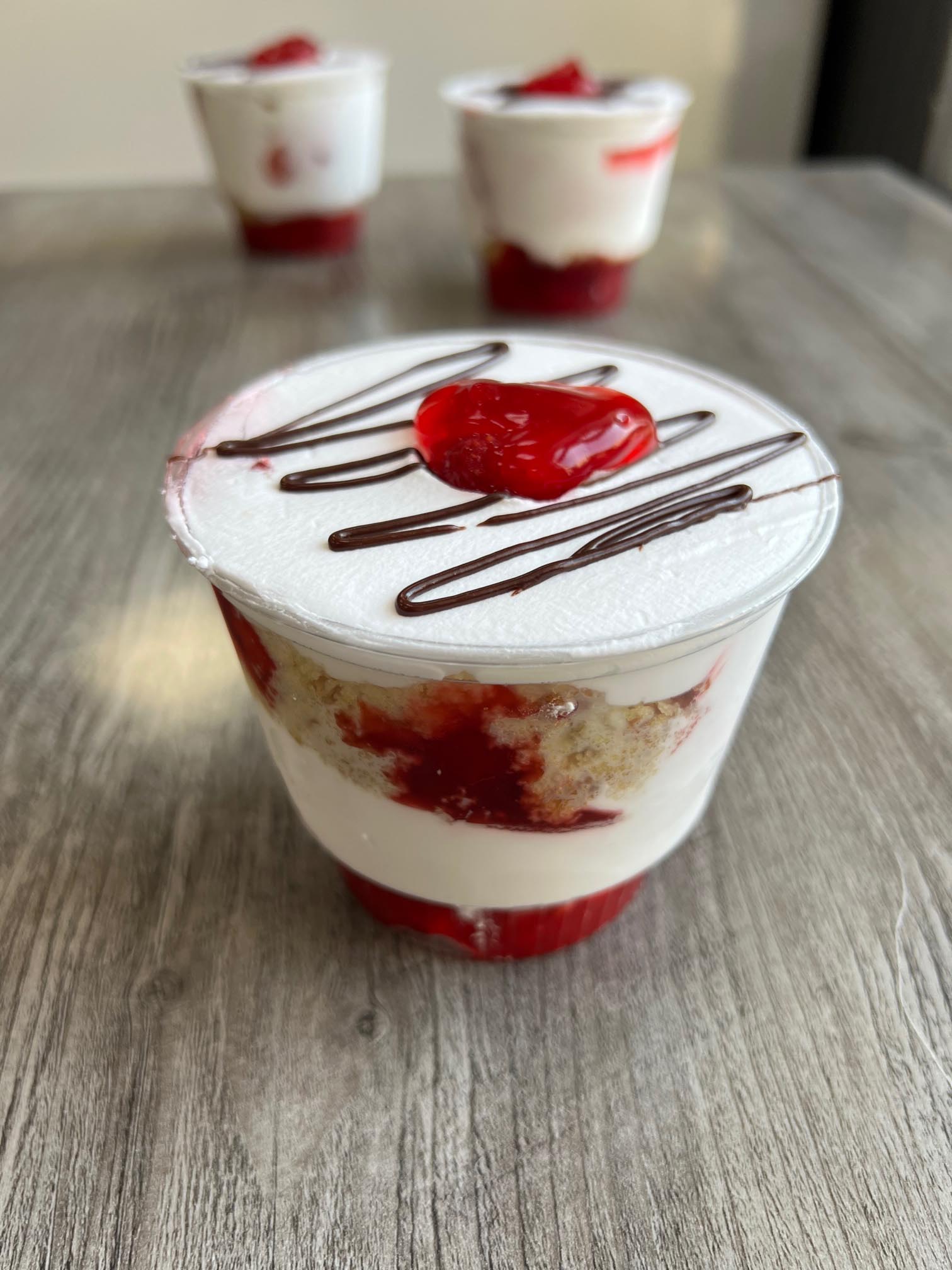 Strawberry Shortcake Dessert Cups - 3 - 12 oz