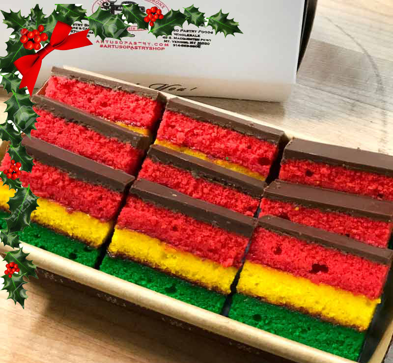 Tri Colors - Italian Rainbow Cookies