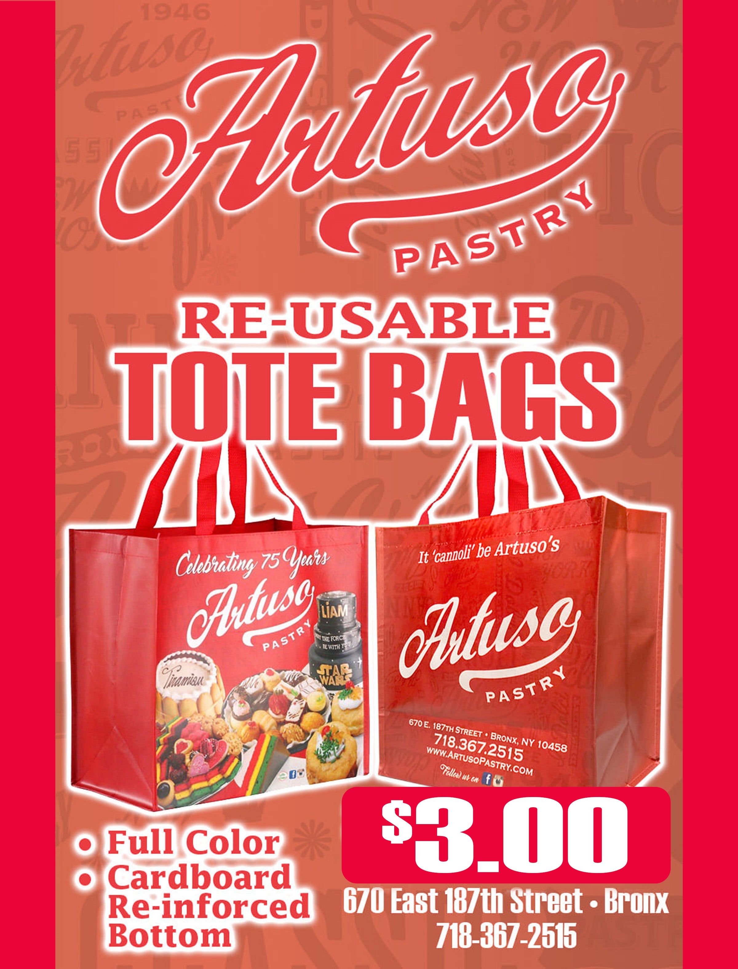 Artuso - Reusable Tote Bag